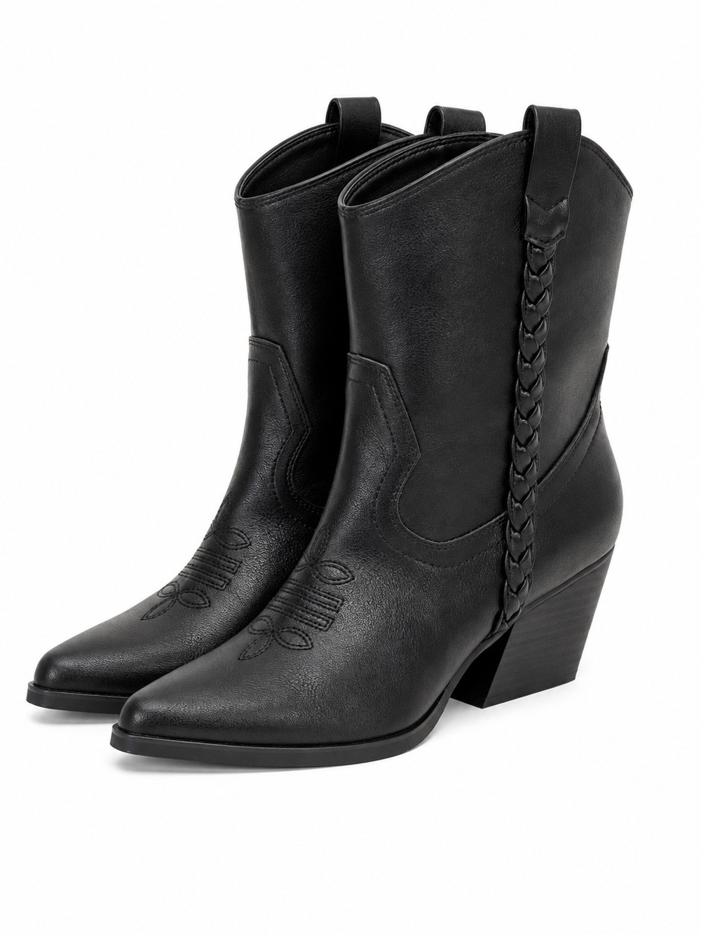 DV Black Western Cowboy Boots NWT Size 7